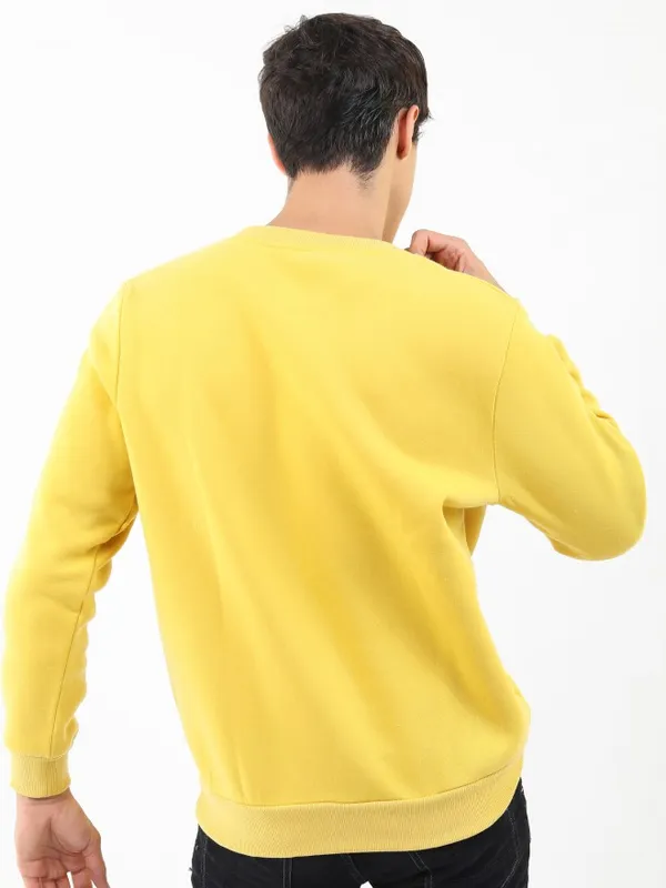 Men Solid Sweatshirt