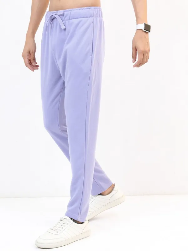  Highlander Men Lavender Regular Fit Track Pants