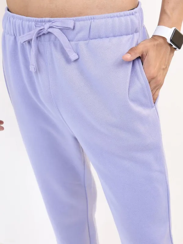  Highlander Men Lavender Regular Fit Track Pants