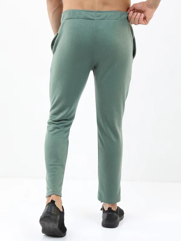  Ketch Men Green Regular Fit Track Pants