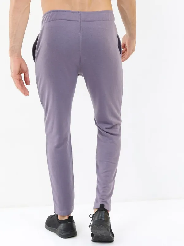  Ketch Men Purple Regular Fit Track Pants