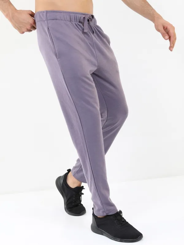  Ketch Men Purple Regular Fit Track Pants