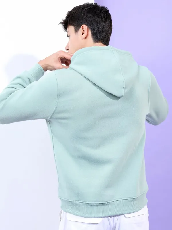  Highlander Men Blue Hood Pullover Sweatshirts