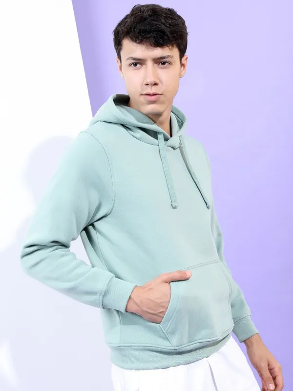  Highlander Men Blue Hood Pullover Sweatshirts