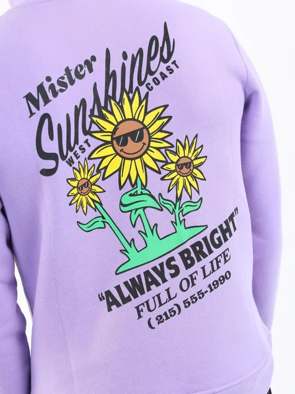  Ketch Men Lavender Hood Pullover Sweatshirts