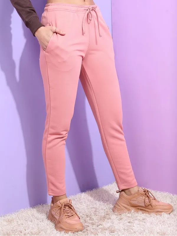  Ketch Women Brown Regular Fit Track Pants