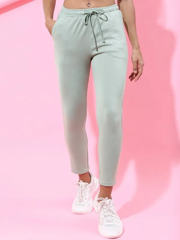  Tokyo Talkies Women Sage Slim Fit Track Pants