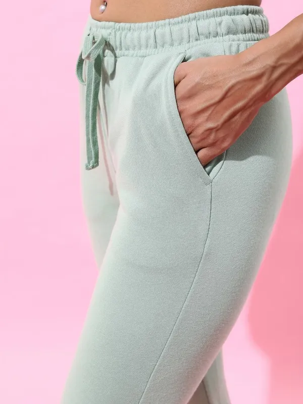  Tokyo Talkies Women Sage Slim Fit Track Pants
