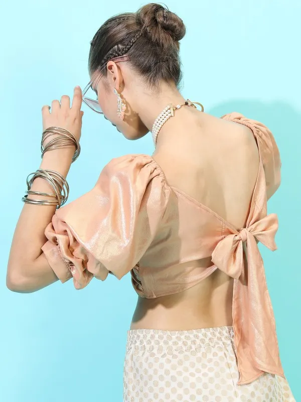  Vishudh Women Orange Solid Regular Tops