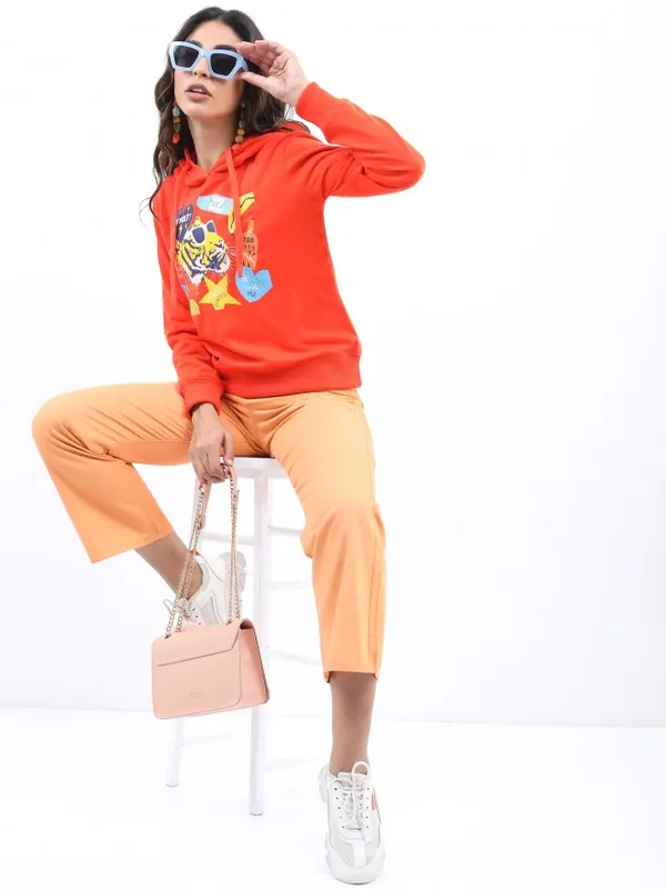  Ketch Women Red Hood Sweatshirts