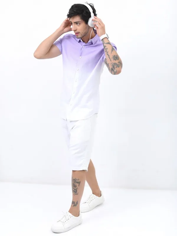  Ketch Men Multi Colourblocked Slim Fit Casual Shirts