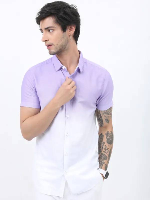  Ketch Men Multi Colourblocked Slim Fit Casual Shirts