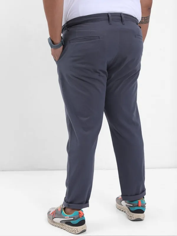  Xtra Ordinary By Highlander Men Grey Slim Fit Solid Casual Trousers