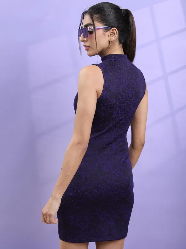 Self Design Bodycon Dress