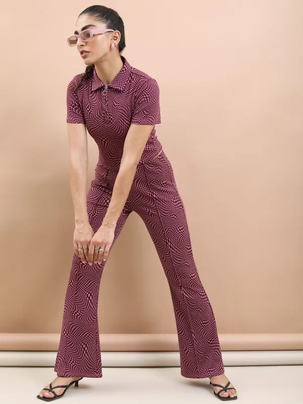  Tokyo Talkies Women Multi Self Design Regular Tops
