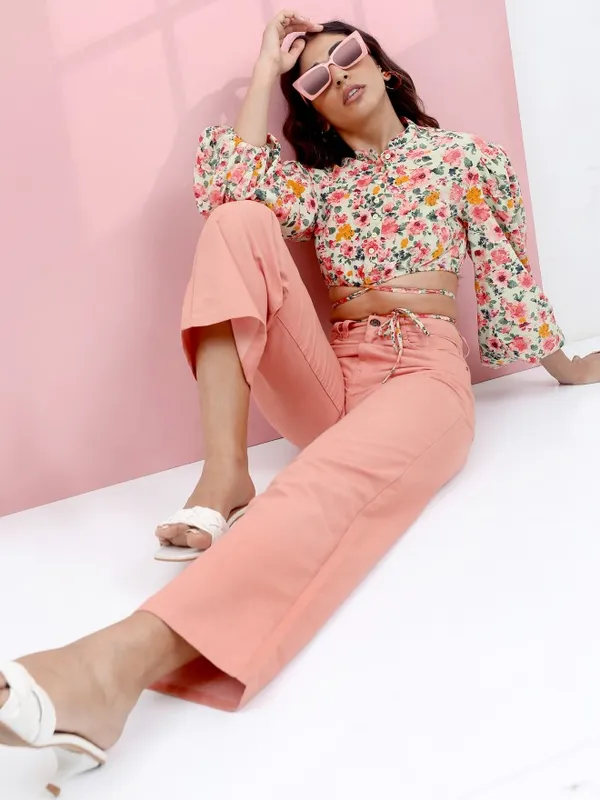  Tokyo Talkies Women Multi Printed Regular Tops