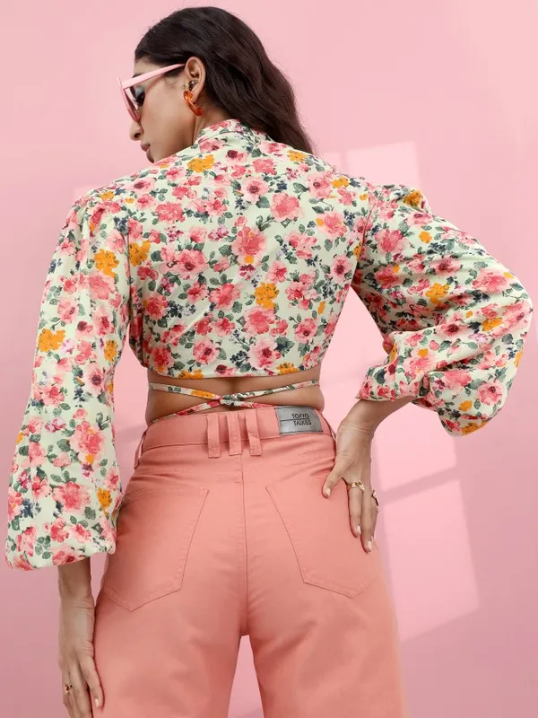  Tokyo Talkies Women Multi Printed Regular Tops
