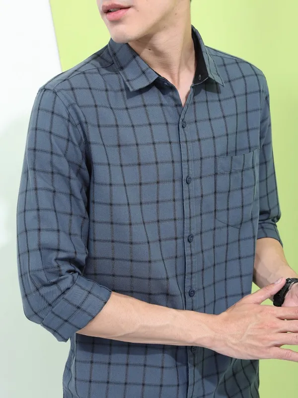 Men Slim Fit Casual Shirt