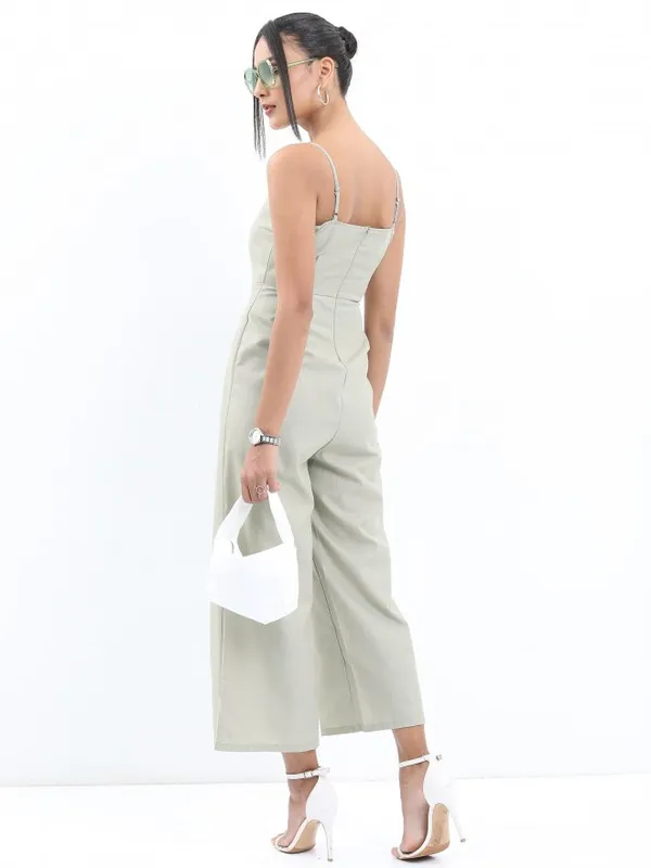  Tokyo Talkies Women Green Solid Jumpsuits