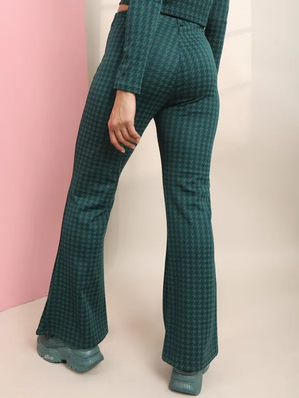 Self Design Bootcut Trousers