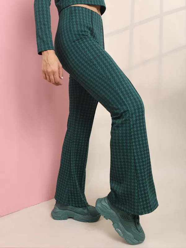 Self Design Bootcut Trousers