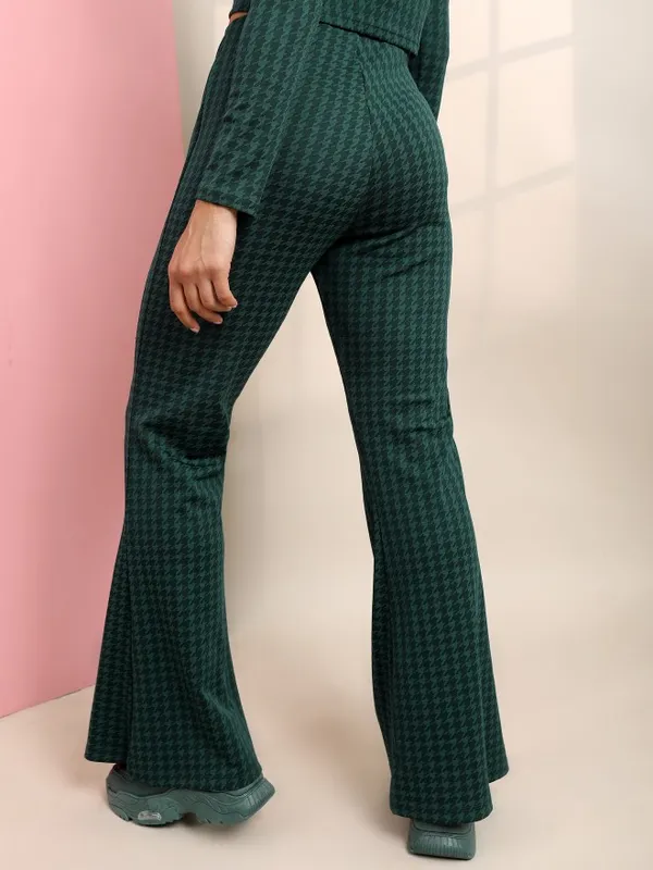 Self Design Bootcut Trousers
