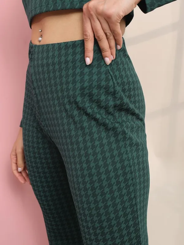 Self Design Bootcut Trousers