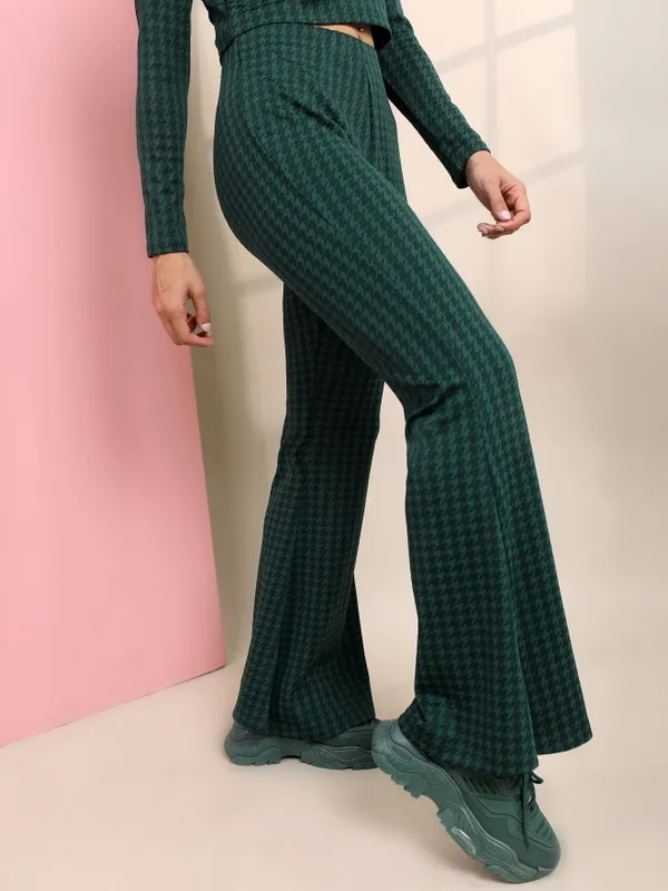 Self Design Bootcut Trousers