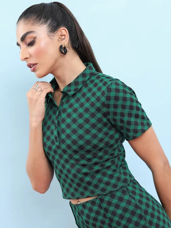  Tokyo Talkies Women Multi Self Design Regular Tops