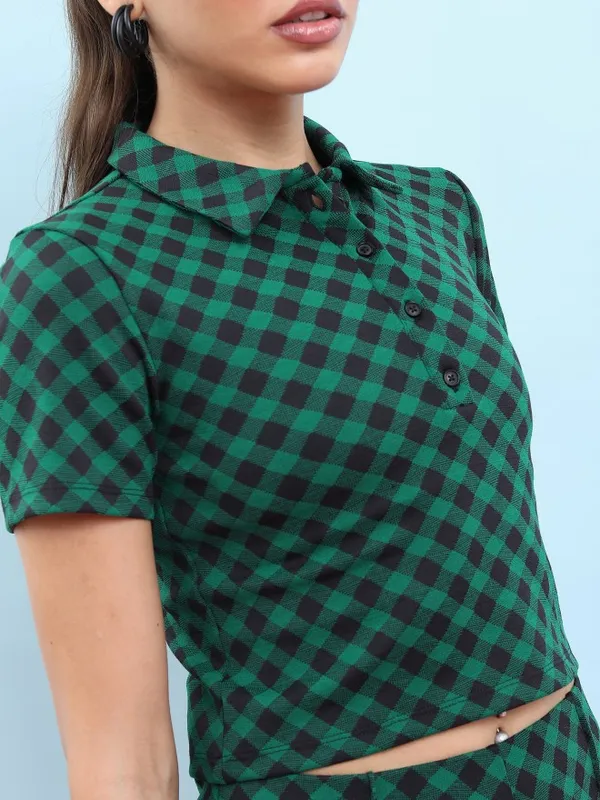  Tokyo Talkies Women Multi Self Design Regular Tops