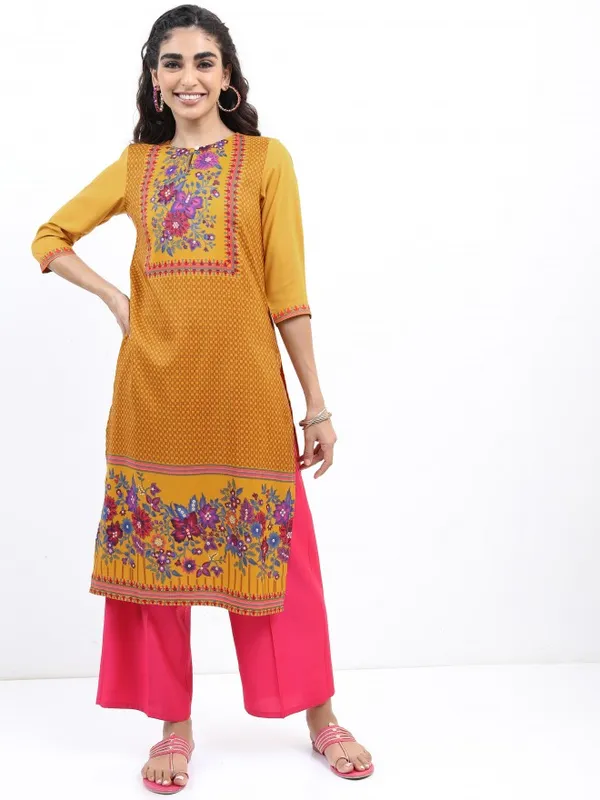 Printed Straight Kurta