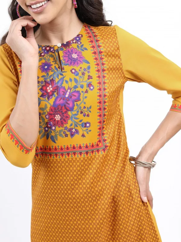 Printed Straight Kurta
