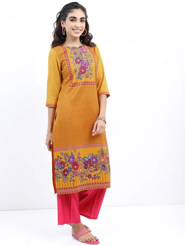 Printed Straight Kurta