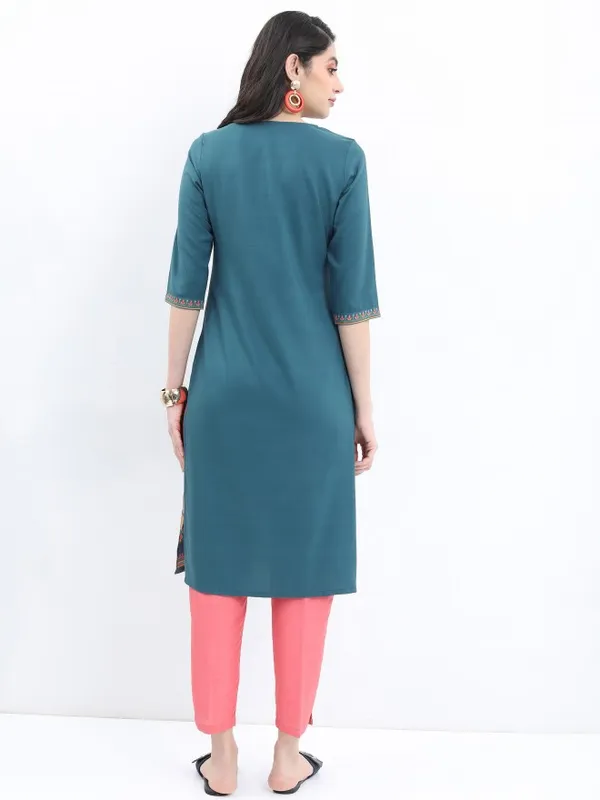 Printed Straight Kurta