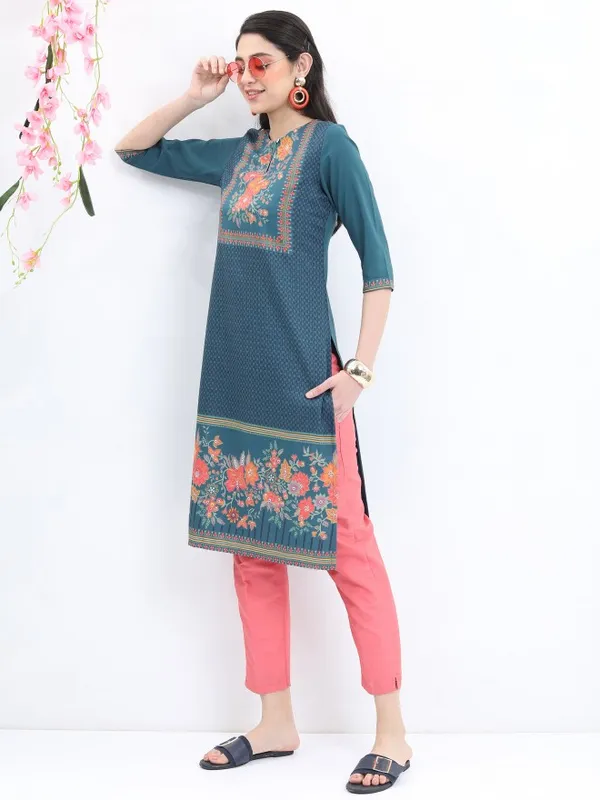 Printed Straight Kurta
