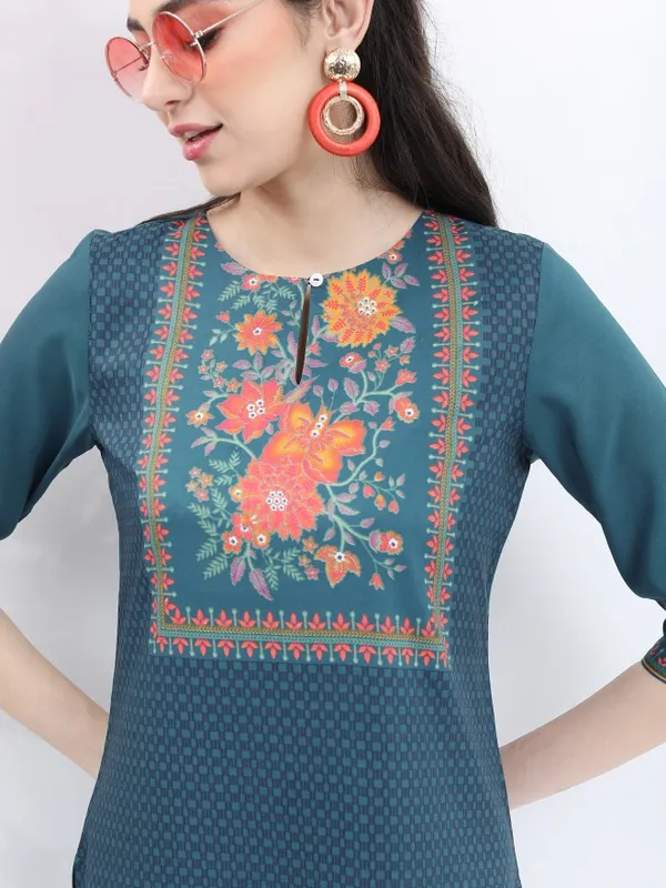 Printed Straight Kurta