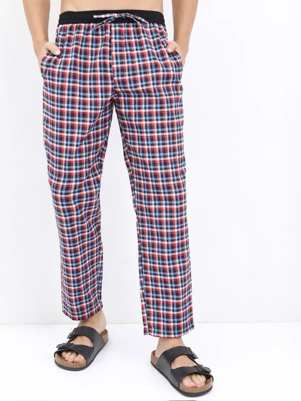 Checked Casual Lounge Pants