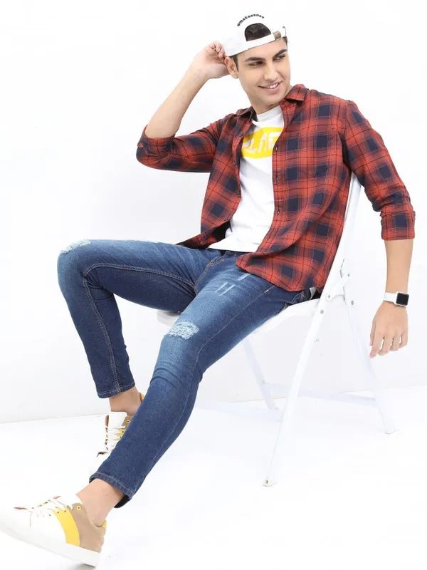 Men Slim Fit Casual Shirt