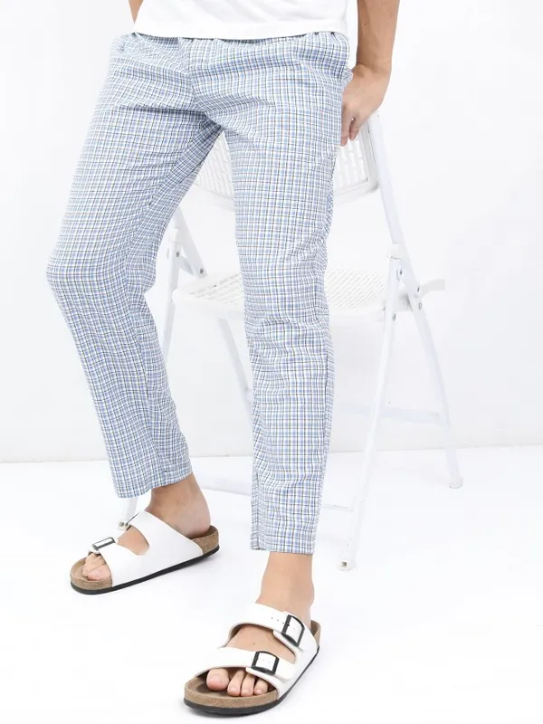Checked Casual Lounge Pants