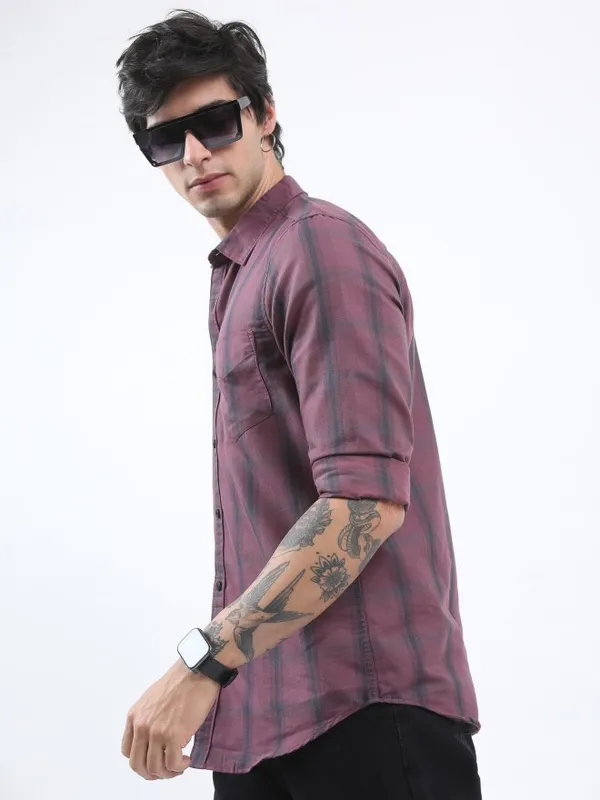 Men Slim Fit Casual Shirt