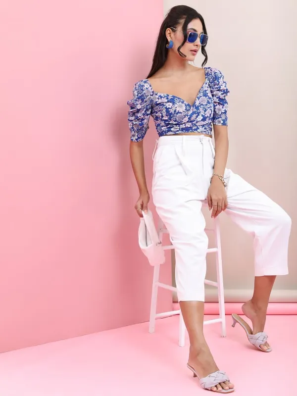 Printed Fitted Top