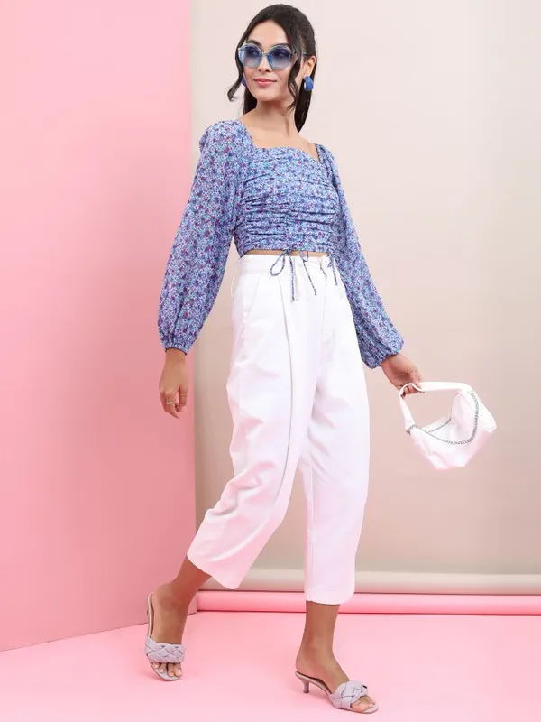 Printed Fitted Top