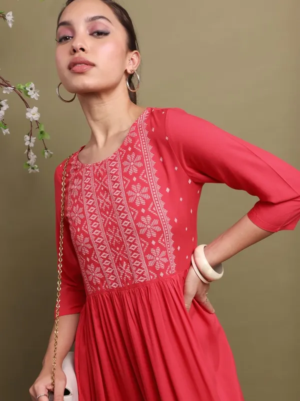 Printed Maxi Dress