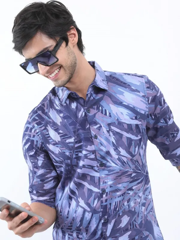 Men Slim Fit Casual Shirt