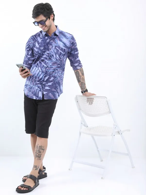 Men Slim Fit Casual Shirt