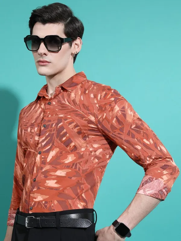 Men Slim Fit Casual Shirt