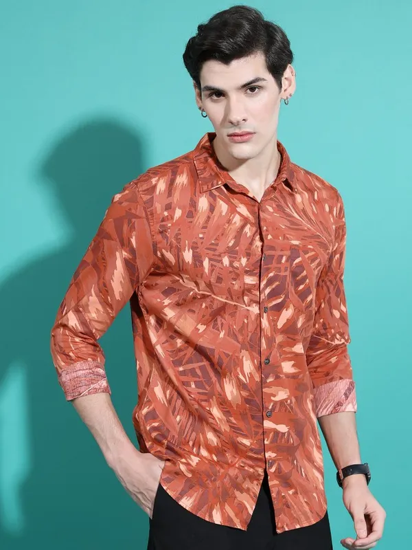 Men Slim Fit Casual Shirt