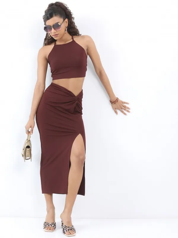 Women Top with Skirt Co-ords