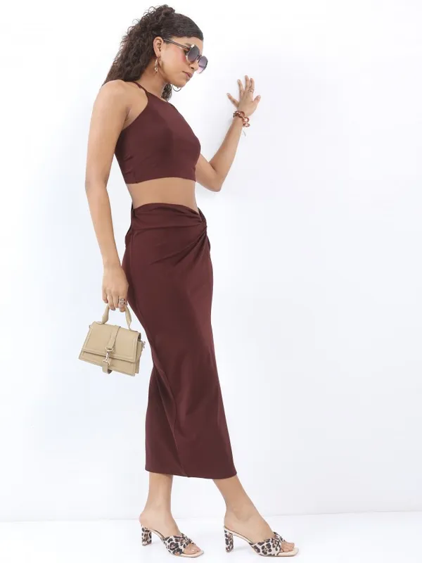 Women Top with Skirt Co-ords