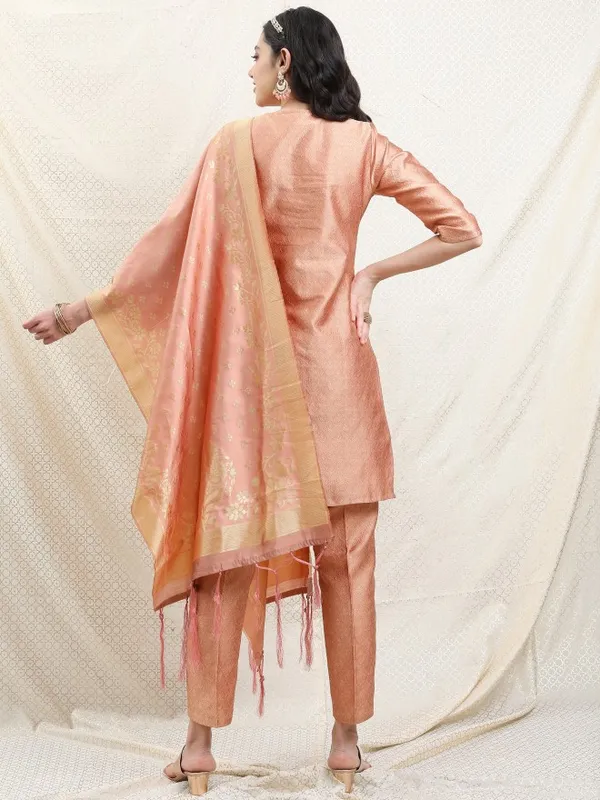 Women Kurta With Palazzo And Dupatta